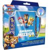 BLOK|ZÁPISNÍK SET3|PAW PATROL  BLOK-SVÍTÍCÍ PROPISKA-SAMOLEPKY
