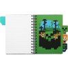 BLOK|ZÁPISNÍK A5|KROUŽKOVÁ VAZBA  MINECRAFT|CHARACTERS|S ROZDĚLOVAČEM