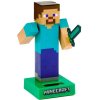 FIGURKA PLASTOVÁ|SOLÁRNÍ|MINECRAFT  STEVE|5 x 12,5 x 6 cm