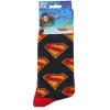 PONOŽKY PÁNSKÉ|DC COMICS|SUPERMAN  LOGO|VELIKOST (EU 38-45)
