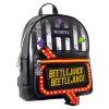 BATOH DÁMSKÝ MINI|BEETLEJUICE  NEON SIGN|22,5 x 28,5 x 17 cm