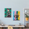 PLAKÁT 38 x 52 cm|SET 2 KUSŮ  DEMON SLAYER|KIMETSU NO YAIBA