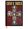 BLOK|ZÁPISNÍK A5|PREMIUM  GUNS'N'ROSES|14,8 x 21 cm