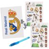 BLOK|ZÁPISNÍK SET3|REAL MADRID FC  BLOK-SVÍTÍCÍ PROPISKA-SAMOLEPKY