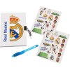 BLOK|ZÁPISNÍK SET3|REAL MADRID FC  BLOK-SVÍTÍCÍ PROPISKA-SAMOLEPKY