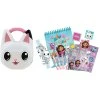 KREATIVNÍ SET9|GABBY'S DOLLHOUSE  OMALOVÁNKY-RAZÍTKA-SAMOLEPKY
