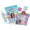 KREATIVNÍ SET9|GABBY'S DOLLHOUSE  OMALOVÁNKY-RAZÍTKA-SAMOLEPKY