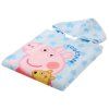 RUČNÍK DĚTSKÝ PONČO|PEPPA PIG  TOGETHER|55 x 110 cm