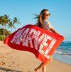 RUČNÍK OSUŠKA|MARVEL  LOGO|90 x 180 cm