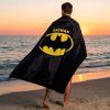 RUČNÍK OSUŠKA|DC COMICS|BATMAN  LOGO|90 x 180 cm