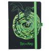 BLOK|ZÁPISNÍK A5|PREMIUM  RICK AND MORTY|PORTALS