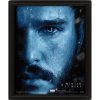 OBRÁZEK 3D|26 x 20 cm|HBO  GAME OF THRONES|JON SNOW VS KNIGHT