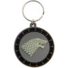 PŘÍVĚSEK NA KLÍČE|PRYŽOVÝ  GAME OF THRONES|STARK|5 x 6 cm