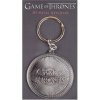 PŘÍVĚSEK NA KLÍČE|GAME OF THRONES  LOGO|4,5 x 6 cm