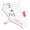 DEŠTNÍK MANUÁLNÍ|DĚTSKÝ|HELLO KITTY  CUTE|PRŮMĚR 70 cm