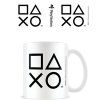 HRNEK KERAMICKÝ|PLAYSTATION  315 ml|SHAPES LOGO BLACK