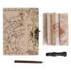 DÁRKOVÝ SET A5 BLOK|HARRY POTTER  THE MARAUDER'S MAP|SVÍTÍCÍ