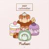 KALENDÁŘ 2027|KOMIKS  PUSHEEN (30 x 30|60 cm) SQ 16M