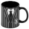 HRNEK KERAMICKÝ|WEDNESDAY  300 ml|UNIFORM|ČERNÝ