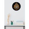 HODINY NÁSTĚNNÉ|HARRY POTTER  HOGWARTS CREST|PRŮMĚR 25 cm