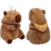 HRAČKA - FIGURKA PLYŠOVÁ  KAWAII|CAPYBARA|CROISSANT|25 cm
