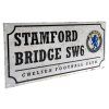 CEDULE NA ZEĎ|CHELSEA FC  STAMFORD BRIDGE SW6|40 x 18 cm|GREY