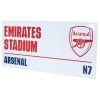 CEDULE NA ZEĎ|ARSENAL FC  STREET|40 x 18 cm
