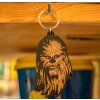 PŘÍVĚSEK NA KLÍČE|PRYŽOVÝ  STAR WARS|CHEWBACCA|4,5 x 6 cm