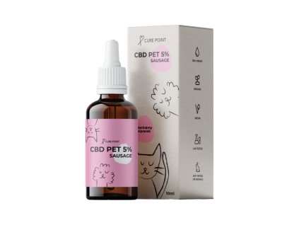 curepoint cbd pet 5 sausage