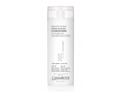 Giovanni Smooth As Silk Conditioner - hloubkově hydratační kondicionér pro poškozené vlasy