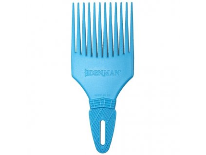 Denman D17 Curl Tamer Comb - Afro pick modrý