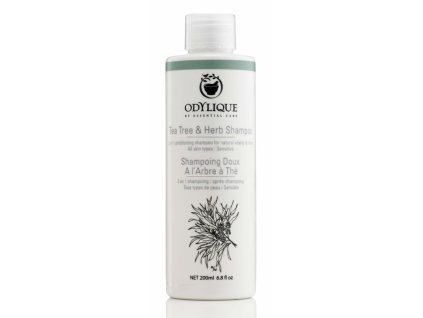Odylique Tea Tree & Herb Shampoo - čistící šampon proti lupům