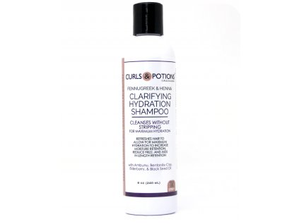 Curls and potions clarifying hydrating shampoo