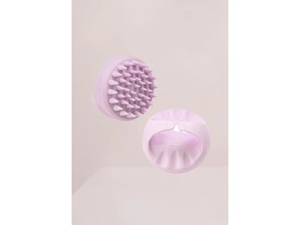 Curl bites scalp massaging brush lila
