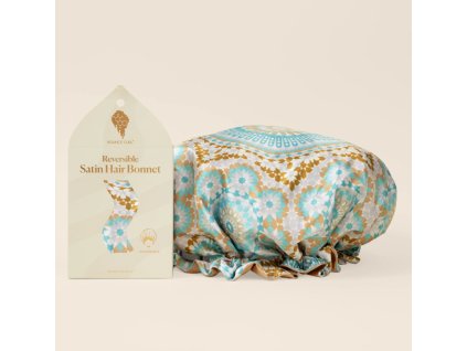 Bounce curl satin hair bonnet