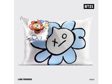 bt21 x kitsch satin pillowcase standard van 5