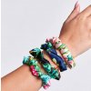 Flora Curl Small Satin Scrunchies - sada saténových gumiček