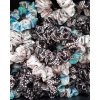 Scrunchie vzorovaná 100% hedvábí