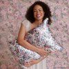 bridgerton x kitsch satin pillowcase in wisteria 2