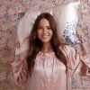 bridgerton x kitsch satin pillowcase in wisteria 6