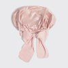 adjustable oversized satin bonnet blush 3