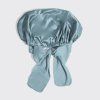 adjustable oversized satin bonnet haze blue 2