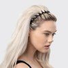 Kitsch Recycled Plastic Zig Zag Headband 2pc - cik cak čelenka 2 ks