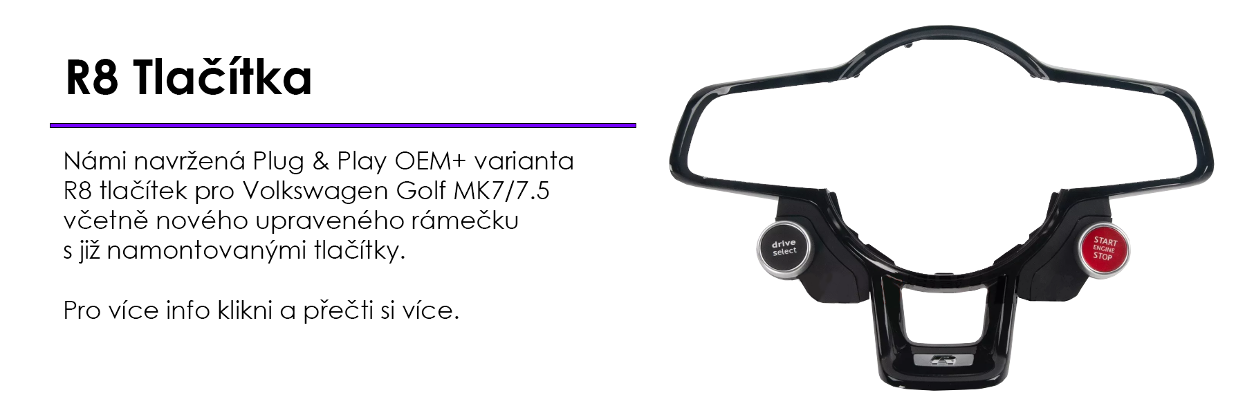 R8 tlačítka