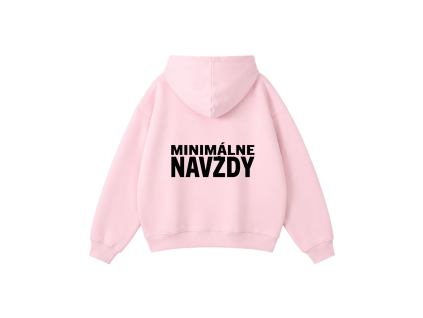 MINIMÁLNE NAVŽDY marshmallow Hoodie