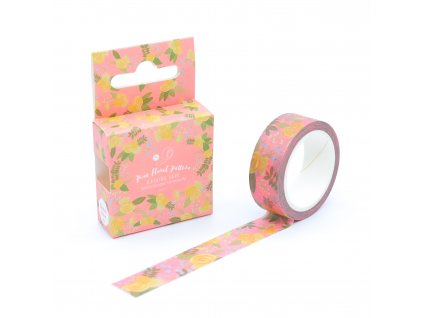 Washi páska: Pink Floral