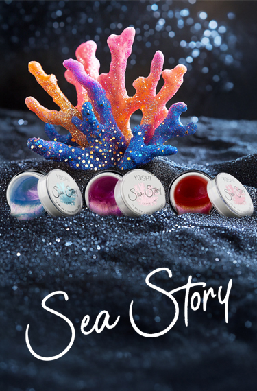 Modelovací gely s jemnými opalizujícími třpytkami