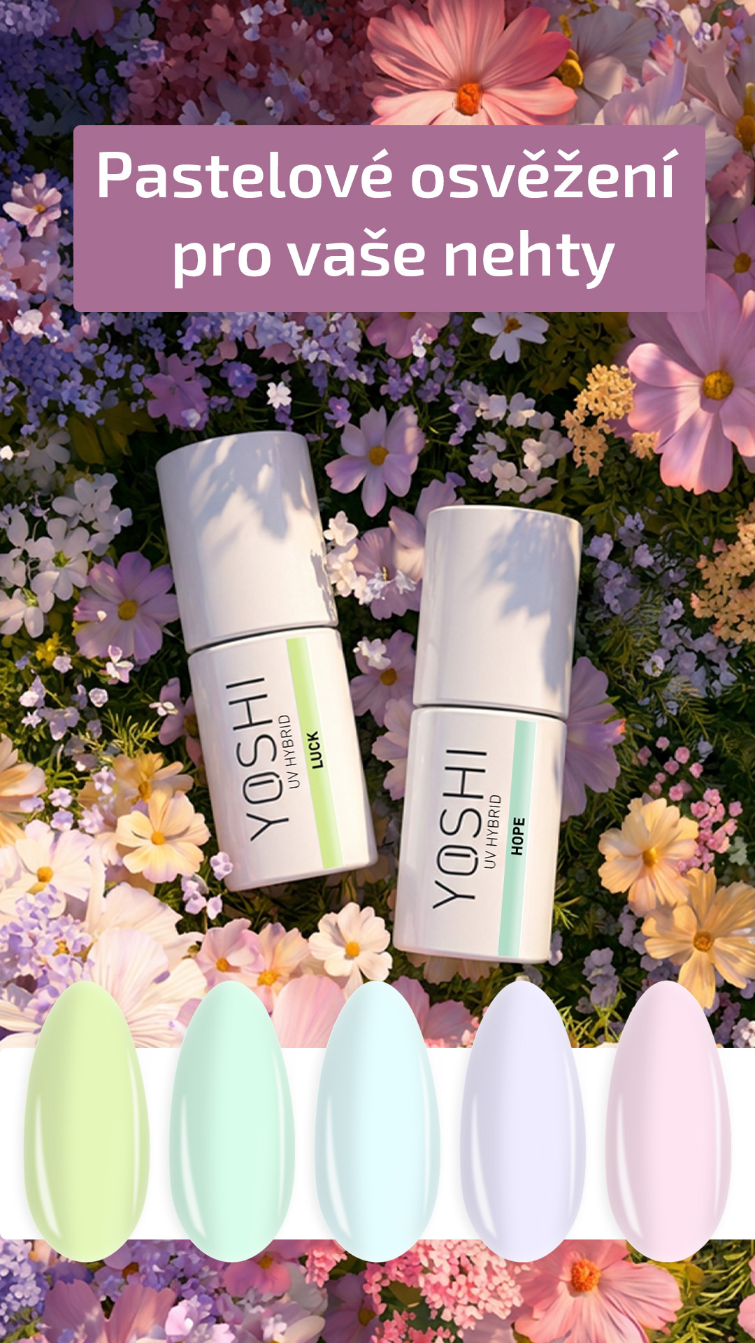 Pastelové osvěžení pro vaše nehty