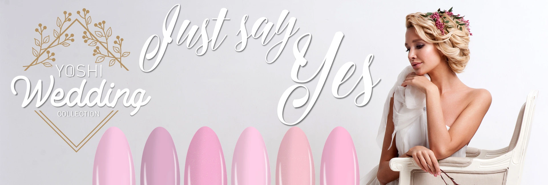 Něžné odstíny pro eleganci a ženský půvab.