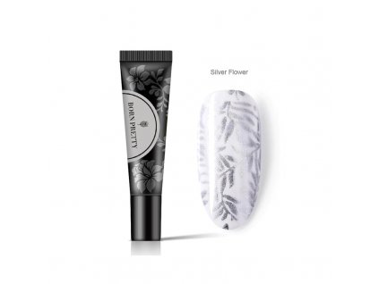 1768 full beauty razitkovaci gel silver flower